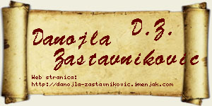 Danojla Zastavniković vizit kartica